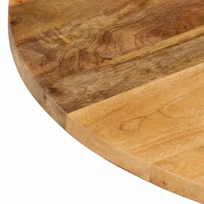 vidaXL Table Top Ø 40x2.5 cm Round Solid Wood Mango