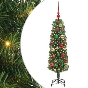 vidaXL Artificial Christmas Tree with 150 LEDs with Stand Green 120 cm