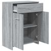vidaXL Bathroom Cabinet Grey Sonoma 60x33x80 cm Engineered Wood