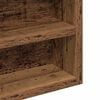 vidaXL Display Cabinet Old Wood 60 x 8.5 x 58 cm Engineered Wood