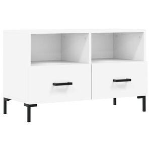 vidaXL TV Cabinet White 80x36x50 cm Engineered Wood