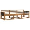 vidaXL Outdoor Sofa Set 3 pcs Natural Solid Acacia Wood