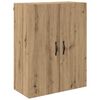 vidaXL Highboard 2 pcs Artisan Oak Engineered Wood and Glass