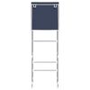 vidaXL 2-Tier Storage Rack over Toilet Blue 56x30x170 cm Iron