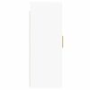 vidaXL Wall Mounted Cabinets 2 pcs White Engineered Wood