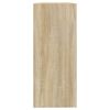 vidaXL Book Cabinet/Room Divider Sonoma Oak 100x30x72 cm