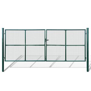 vidaXL Mesh Garden Gate 400x150 cm
