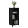 vidaXL Sideboard Black 34.5x32.5x90 cm Engineered Wood