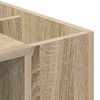 vidaXL Desk Sonoma Oak 109 x 50 x 78 cm Engineered Wood