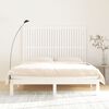 vidaXL Wall Headboard White 166x3x110 cm Solid Wood Pine
