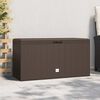 vidaXL Garden Storage Box Brown 114x47x60 cm