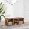 vidaXL Shoe Storage Bench Old Wood 105x35x35 cm Engineered Wood