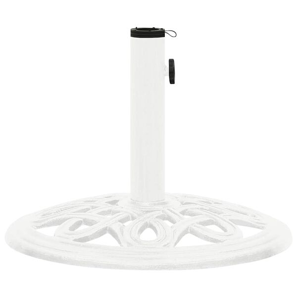 vidaXL Umbrella Base White 40x40x32 cm Cast Iron