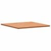 vidaXL Table Top 80x80x2.5 cm Square Solid Wood Beech