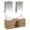 vidaXL Bathroom Furniture Set 5 pcs Artisan Oak