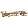 vidaXL Outdoor Sofa Set 7 pcs Natural Solid Acacia Wood