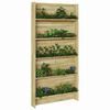 vidaXL Plant Stand Brown 90 x 15 x 180 cm Impregnated pine wood