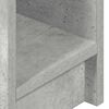 vidaXL Bedside Cabinets with Drawer 2 pcs Concrete Grey 20x36x60 cm