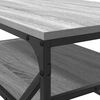 vidaXL Coffee Table Grey Sonoma 90 x 50 x 40 cm