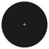 vidaXL Jumping Mat Fabric Black for 15 Feet/4.57 m Round Trampoline