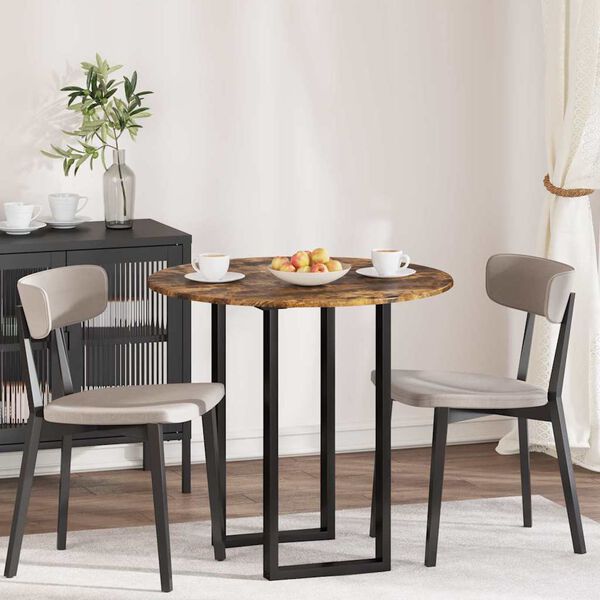 vidaXL Table Top Smoked oak 80 x 80 x 1.5 cm Engineered Wood