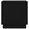 vidaXL Bedside Cabinet Black 44 x 34.5 x 45 cm Engineered Wood