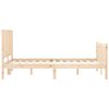 vidaXL Bed Frame without Mattress Small Double Solid Wood Pine