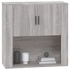 vidaXL Wall Cabinet Grey Sonoma 80x33x80 cm Engineered Wood