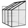 vidaXL Greenhouse Anthracite Aluminium 3.97 m&sup3;
