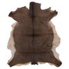 vidaXL Goatskin Mixed Brown and White 60x100 cm