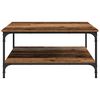 vidaXL Coffee Table Old wood 80 x 80 x 40 cm Engineered Wood