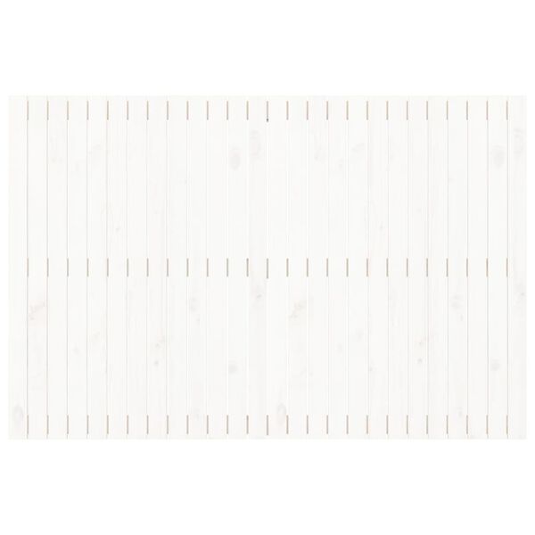 vidaXL Wall Headboard White 166x3x110 cm Solid Wood Pine