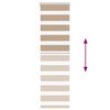 vidaXL Zebra Blind Sand Brown 40x150 cm Fabric Width 35.9 cm Polyester