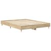 vidaXL Bed Frame 2 pcs Sonoma 152 x 203 cm Engineered Wood