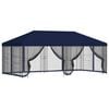 vidaXL 6 x 3 m Blue Polyester and Steel 190 gsm