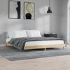 vidaXL Bed Frame without Mattress Sonoma Oak 180x200 cm Super King Engineered Wood