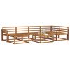 vidaXL Outdoor Sofa Set 7 pcs Natural Solid Acacia Wood