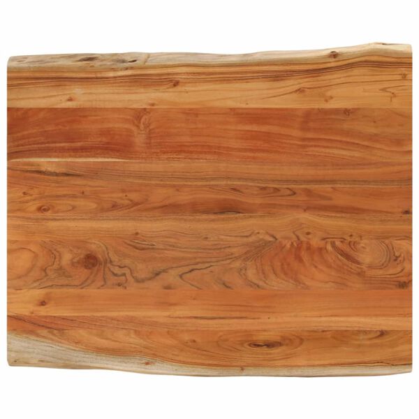 vidaXL Table Top 100x80x3.8 cm Rectangular&nbsp;Solid Wood Acacia Live Edge