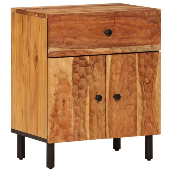 vidaXL Bedside Cabinet 50x33x60 cm Solid Wood Acacia