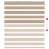 vidaXL Zebra Blind Sand Brown 120x150 cm Fabric Width 115.9 cm Polyester