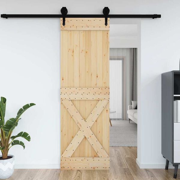 vidaXL Door NARVIK 70x210 cm Solid Wood Pine