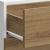 vidaXL Kitchen Base Cabinet Lyon Artisan Oak Engineered Wood