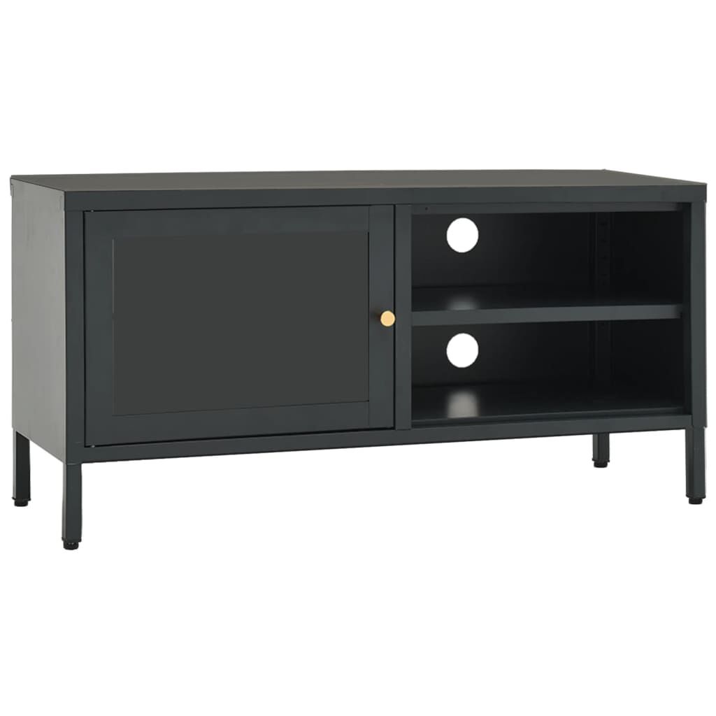 Glass shop media cabinet