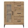vidaXL Sideboard with Drawer Artisan Oak 69.5 x 34 x 90 cm