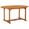 vidaXL Garden Table 200x100x75 cm Solid Wood Eucalyptus
