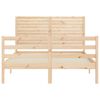 vidaXL Bed Frame without Mattress 120x200 cm Solid Wood