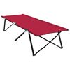 vidaXL Folding Camping Bed 2 pcs Red 206 x 76 x 74 cm Oxford and Steel