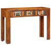 vidaXL Console Table 110x35x75 cm Solid Wood Acacia