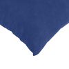 vidaXL Sofa Pillows 2 pcs Police Blue 50 x 50 cm Corduroy Fabric