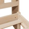 vidaXL Bookcase Bed without Mattress 160x200 cm Solid Wood Pine
